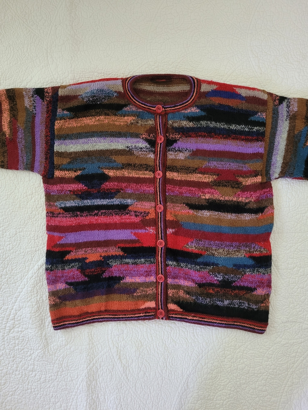 Minkha Multicolor Striped Sweater